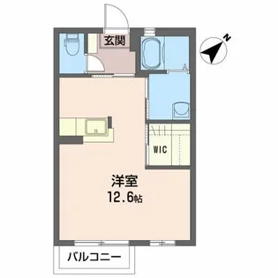 ディ・ハール【1階】の間取り