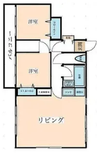 ダイアバレス町屋【6階】の間取り