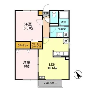 ウェルネス【2階】の間取り