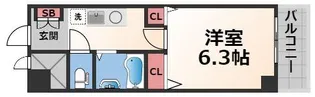 オークハイツ【8階】の間取り