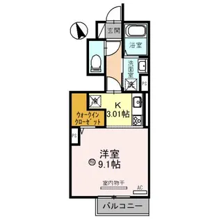 alamode(アラモード)【1階】の間取り