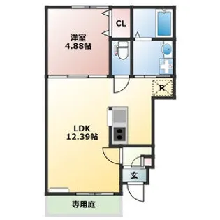 LINORE【1階】の間取り