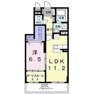 ゼファーII【1階】の間取り
