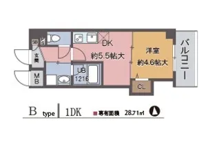 ヴィハーラ 北天満【3階】の間取り