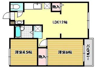 ファンメゾンIIA【2階】の間取り