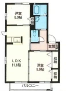 フェリーチェ III番館【1階】の間取り