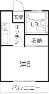 ハイツ屋形(甲府市屋形2)【1階】の間取り