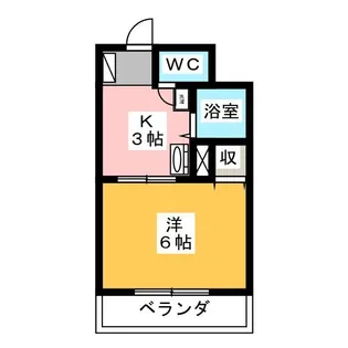 アビタシオン本郷【1階】の間取り
