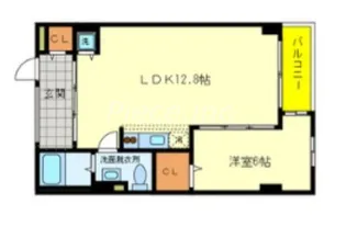 M+FLATS【5階】の間取り
