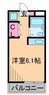 ラポルト日吉【2階】の間取り