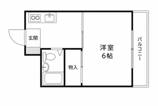水仙ハイツ【3階】の間取り