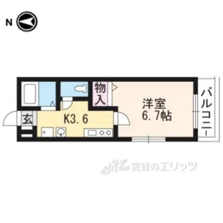 CASAdiLaquat【2階】の間取り