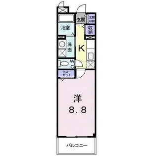 セレッソ【4階】の間取り