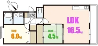 カルチャー岡【2階】の間取り