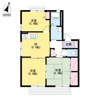 メゾンフェニックス【1階】の間取り