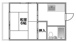 ホワイトハウス【2階】の間取り