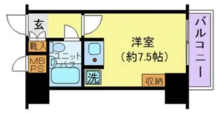 朝日プラザ一番町【3階】の間取り