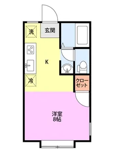 オレンジ ボウル【2階】の間取り