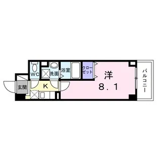 ラ ・ メール【2階】の間取り