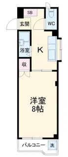 ビューコートKF【2階】の間取り