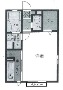 ソレイユ笹下【1階】の間取り
