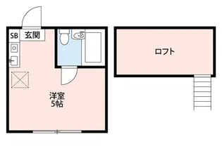フォンターナ日ノ出【2階】の間取り