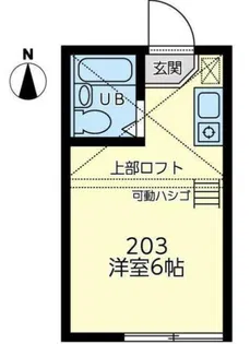 エコルステージ東白楽【2階】の間取り