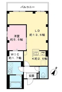 オンドワ ミュゾン M 東麻布【2階】の間取り