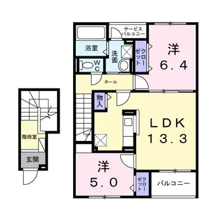 パルクヴィラIII【3階】の間取り