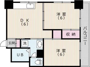 音羽ダイコクビル【3階】の間取り