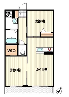 Emile Maison【1階】の間取り