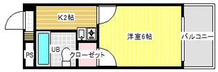 K’S COURT(ケーズコート)【2階】の間取り