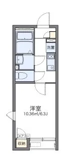 神奈川県相模原市緑区相原2【アパート】の間取り
