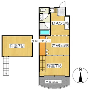 アーバンドウェルYS【4階】の間取り
