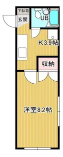 小白川コーポアベ【3階】の間取り