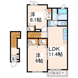 グレイスVillaIIの間取り