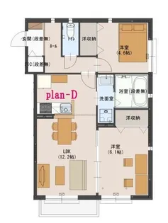 Eメゾン【2階】の間取り