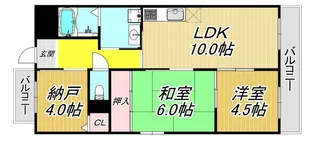 ラ・サンシャイン【1階】の間取り