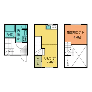 愛知県清須市西枇杷島町北大和【一戸建】の間取り