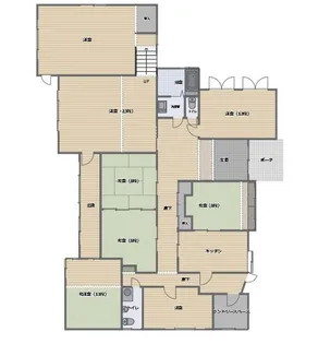 石川県小松市園町【一戸建】の間取り