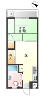 行徳マンション【2階】の間取り