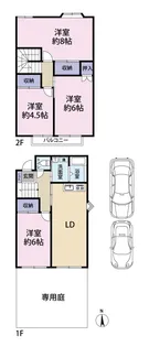 神奈川県逗子市小坪1【一戸建】の間取り