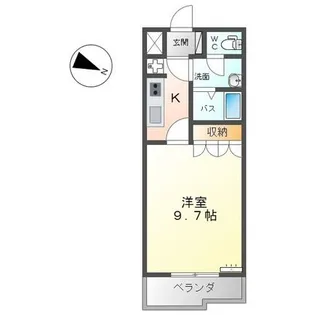 プチシャトーレスト【2階】の間取り