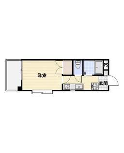 エクステンド谷山【6階】の間取り