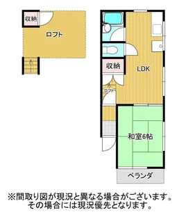 コアパレス岳美【2階】の間取り