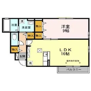 ノエル【1階】の間取り