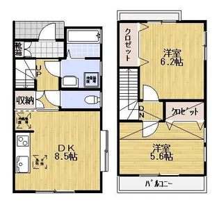 東京都あきる野市秋留5【一戸建】の間取り