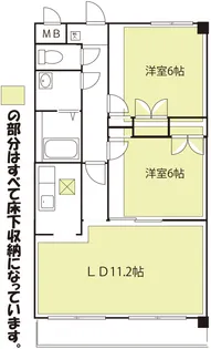 サンクレスト高萩【5階】の間取り