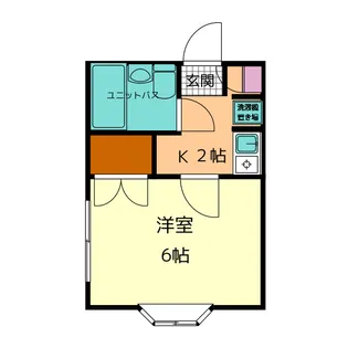 トッポハイツ【1階】の間取り
