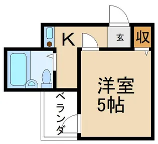 ミングルAP星ヶ丘二番館【1階】の間取り